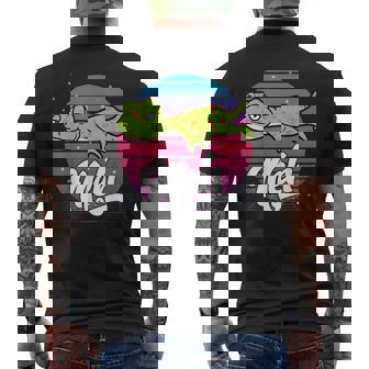 Aesthetic Vaporwave Japanese Otaku Meme Meh Gecko Lizard Men's Back Print T-Shirt - Monsterry