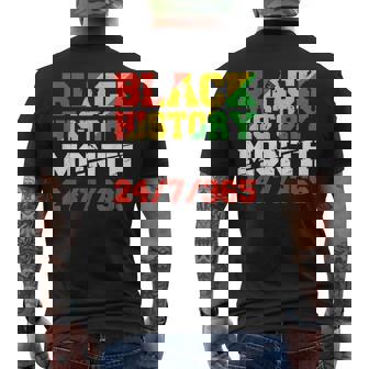 African Pride Junenth Black History Month Men's T-shirt Back Print - Thegiftio UK