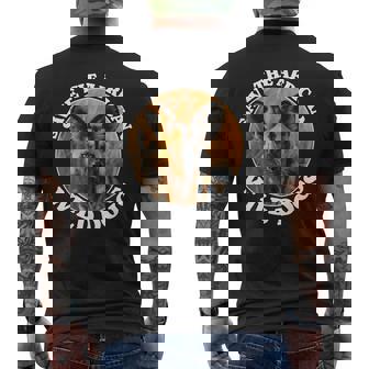African Wild Dog Save African Wild Dog Men's Back Print T-Shirt - Monsterry