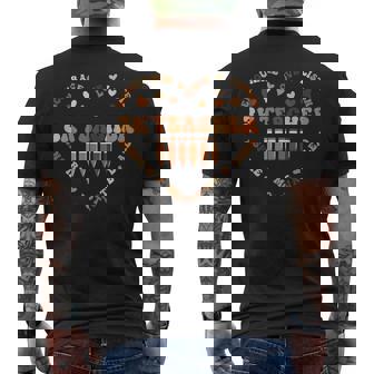 Afro African History Month 3K Teacher School Heart Men's Back Print T-Shirt - Monsterry