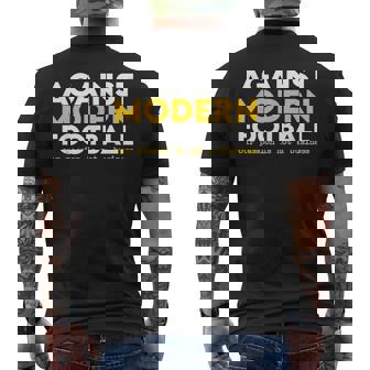 Against Modern Football Ultras Casuals Futból Camiseta Hombre Estampado Espalda - Regaloses