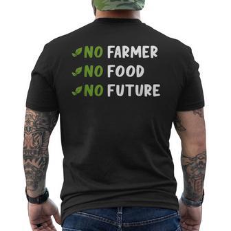 Agriculture No Farmers No Food No Future T-Shirt mit Rückendruck - Geschenkecke