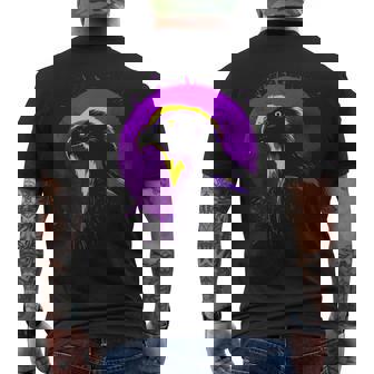 Aigle Cercle Oiseau Ombre Cool Été T-shirt imprimé au dos - Cadeauxyz