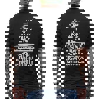 Air Traffic Controller Flight Controller Men's Back Print T-Shirt - Monsterry