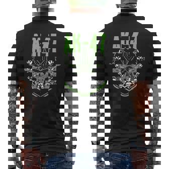 AK47 Cannabis Marijuana Strain 420 Love Tank Top Men's Back Print T-Shirt - Monsterry