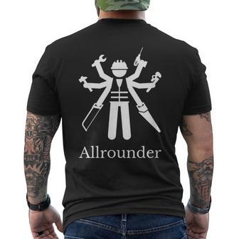 Alleskönner Craftsman Husband Father Tool T-Shirt mit Rückendruck - Geschenkecke