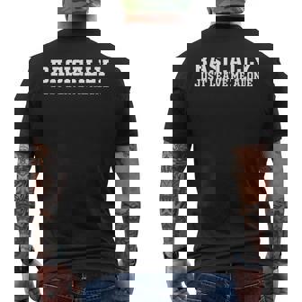 Basically Just Leave Me Alone Saying Sarcastic Apparel Men's Back Print T-Shirt - Monsterry