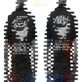 Always Be Yourself Unless You Can Be A Beluga Whale Men's Back Print T-Shirt - Monsterry