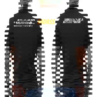 Ambadassador For Coworker Ambassador Men's Back Print T-Shirt - Monsterry