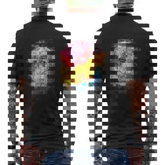 American Bulldog Clothes For English Bulldog Mom&Dad Bulldog Men's Back Print T-Shirt - Monsterry