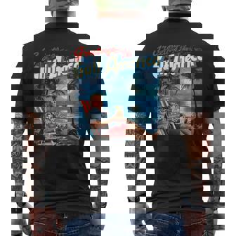 America's Gulf Trump 2024 Retro Beach Usa America Mexico Men's T-shirt Back Print - Seseable