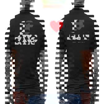 Amo A Las Niñas Lesbianas Orgullo Ella Y Ella Para Parejas & Amigos Camiseta Hombre Estampado Espalda - Regaloses