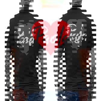Amo A Paola Primer Nombre Yo Corazón Camiseta Hombre Estampado Espalda - Regaloses