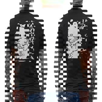 Amoureux Des Chats Japonais Neko Zuki Avec Kanji Et Maneki-Neko T-shirt imprimé au dos - Cadeauxyz