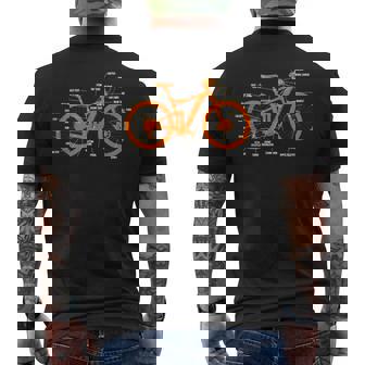 Anatomy Road Bike Parts Biking Cyclist Bicycle Cycling Tank Top Men's Back Print T-Shirt - Monsterry