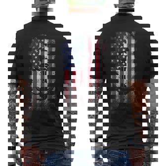 Ancreieillie Drapeau Américainintage Usa Patriotique T-shirt imprimé au dos - Cadeauxyz