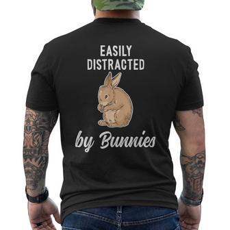 & Happy Easter Bunny & Rabbit Men's Back Print T-Shirt - Monsterry