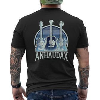 Anhaudax Guitar Bass T-Shirt mit Rückendruck - Geschenkecke