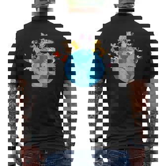 Animaux Du Monde T-shirt imprimé au dos - Cadeauxyz