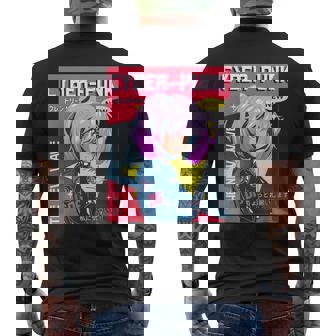 Anime Japonés Cyberpunk Cyberpunk Camiseta Hombre Estampado Espalda - Regaloses