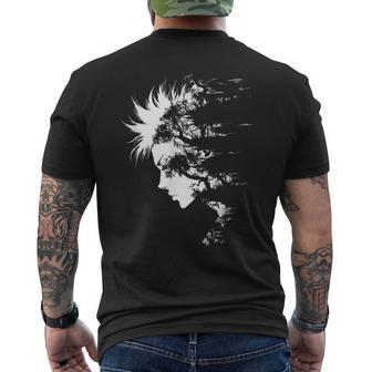 Anime Manga Motif Illustration Anime T-shirt imprimé au dos - Cadeauxyz