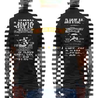 Annoying Each Other For 23 Years 23Rd Wedding Anniversary Men's T-shirt Back Print - Seseable