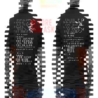 Antes De Preguntar Camiseta Hombre Estampado Espalda - Regaloses