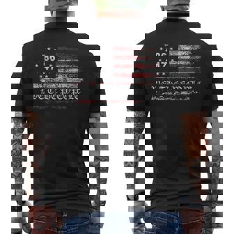 Anti Trump 8647 86 47 Us Flag We The People Impeach 47 Men's T-shirt Back Print - Thegiftio