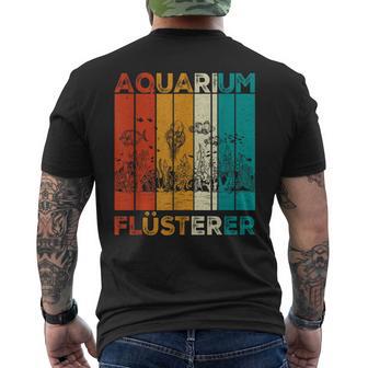 Aquarian Aquaristik Aquarium Whispererintage Retro T-Shirt mit Rückendruck - Geschenkecke