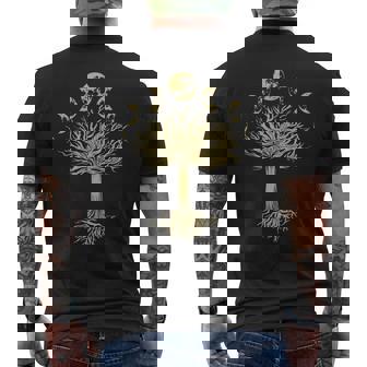 Arbre Deie Evolution Lune Yoga Sport Méditation Zen Cadeau T-shirt imprimé au dos - Cadeauxyz