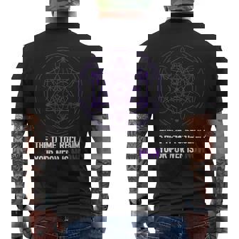Arcángel Metatrón Cube Sagrada Geometría Espiritual Camisa Camiseta Hombre Estampado Espalda - Regaloses