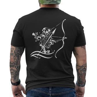 Archery Archery Skeleton Arrow T-Shirt mit Rückendruck - Geschenkecke