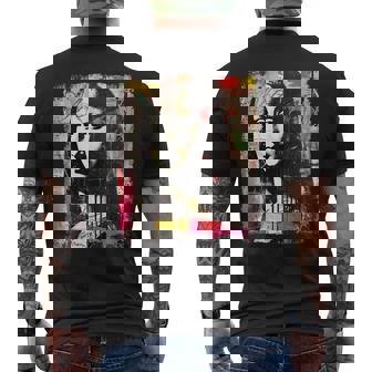 Arte Graffiti Abstracto Arte Leonardo Dainci Mona Lisa Camiseta Hombre Estampado Espalda - Regaloses