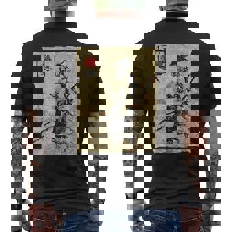 Arte Japonés Samuraiintage Marcial Fighter Retro Fan Camiseta Hombre Estampado Espalda - Regaloses