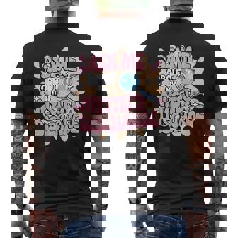 Ask Me About My Mystery Discharge Embarrassing Adult Humor Men's T-shirt Back Print | Seseable CA