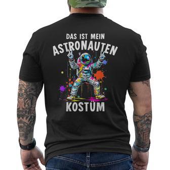 Astronaut Costume For Fancy Dress And Carnival Astronaut T-Shirt mit Rückendruck - Geschenkecke