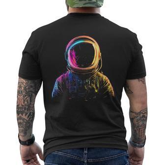 Astronaut Motif Illustration Astronaut T-Shirt mit Rückendruck - Geschenkecke