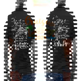 Australia Cruise Squad 2025 Family Holiday Matching Men's T-shirt Back Print | Mazezy