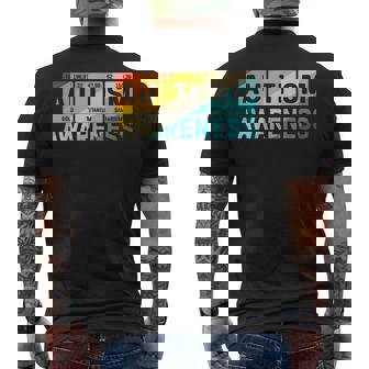Autism Awareness Periodic Table Camiseta Hombre Estampado Espalda - Regaloses