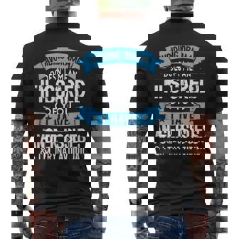 Avoiding Drama Doesn't Mean I'm Scared Of You Best Men's Back Print T-Shirt - Monsterry