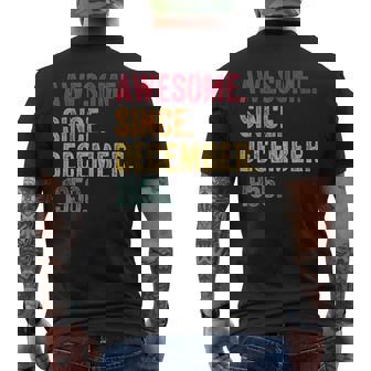 Awesome Since December 1956 Vintage 67th Birthday Retro Men's Back Print T-Shirt - Monsterry