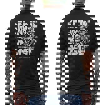 Awesome Diesel Like A Regular Mechanic Apparel Men's T-shirt Back Print | Seseable CA