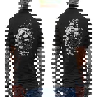 Axolotl Yin Yang Pourentilateurs Axolotl T-shirt imprimé au dos - Cadeauxyz