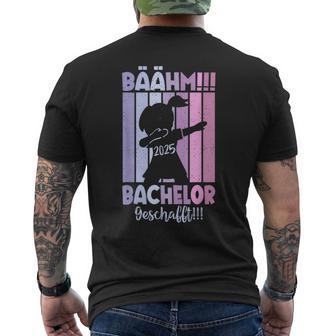 Bachelor Abschluss 2025 T-Shirt mit Rückendruck - Geschenkecke