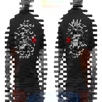 On Back As Far As I Know I'm Delightful Monkey Sayin Men's T-shirt Back Print - Thegiftio