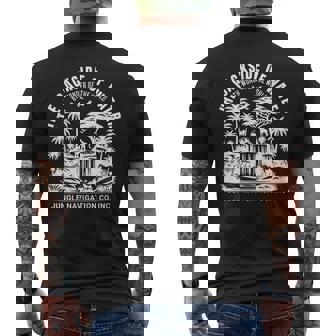 Backside Of Water Cruise Through The Jungle Theme Park Ride Men's T-shirt Back Print - Thegiftio