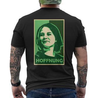 Baerbock Green Chancellor Bundnis Wahl German Chancellor S T-Shirt mit Rückendruck - Geschenkecke