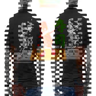 Bailando Sushi Lindo Divertido Dibujos Animados Sushi Camiseta Hombre Estampado Espalda - Regaloses
