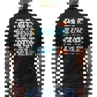 Bake Baking Bread Flour Yeast Flour Water Salt Men's Back Print T-Shirt - Monsterry