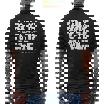 Balls To The Wall Camiseta Hombre Estampado Espalda - Regaloses